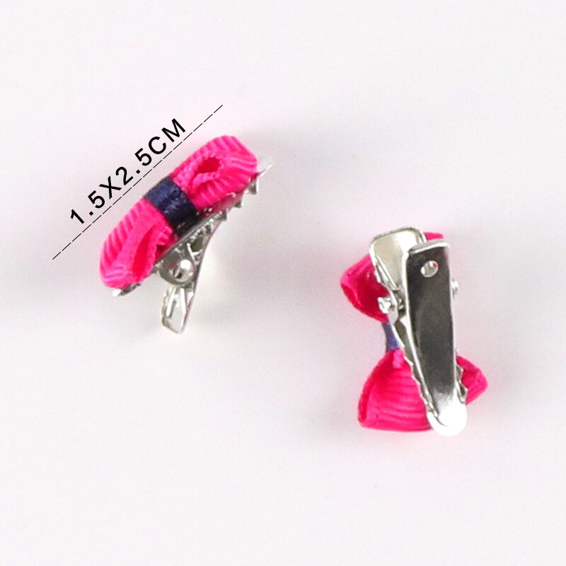 6 teile/paket Gemischt Farbe Bowknot freundlicher Baby freundlicher Haar Clip Bogen Stift Haarspange Haarnadel Ornament Zubehör Für Mädchen