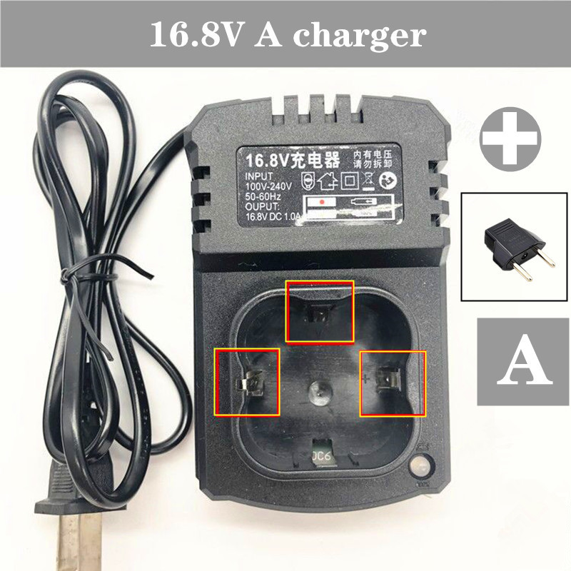 21V Lithium Batterij Oplader High-Power Snellader Elektrische Wrench Haakse Slijper Opladen Apparatuur 18V Lader: Rood