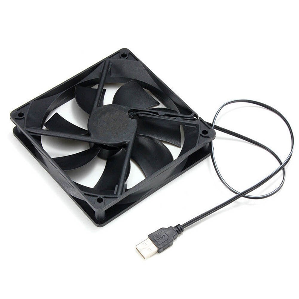 USB Cooler Cooling Fan 5V DC Brushless CPU PC Computer Case 120mm GV99