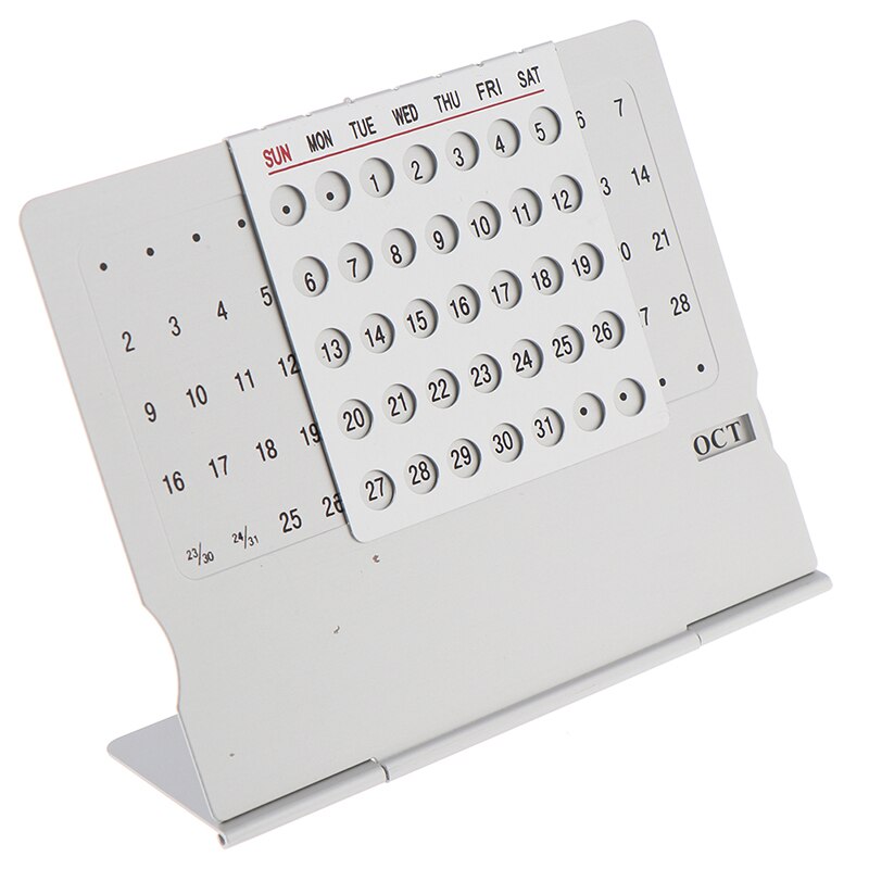 1 pcs Metal fabrication Perpetual Unique 100 Years Perpetual Calendar Office Supplies