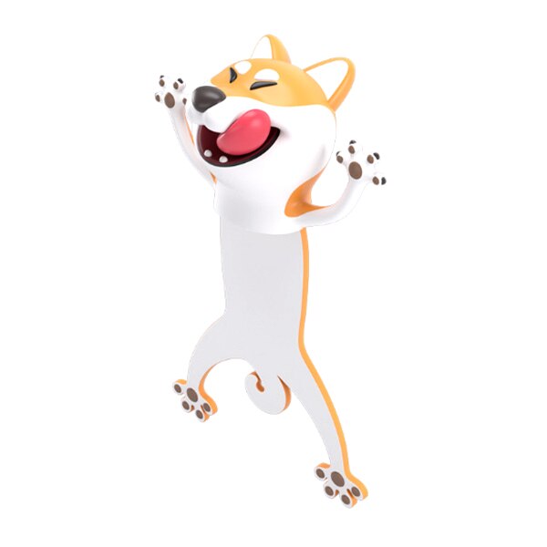 Cute Book Marks Funny Animals Bookmark Cartoon Animal Lying Down 3D Book Marks Students Stationery Office School: 2