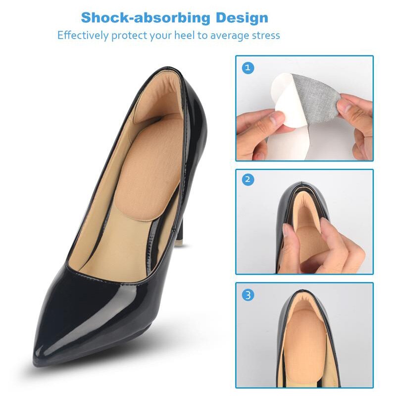 NANCY TINO 4D Sports Shoe Insoles Unisex T-Shape High Heel Grips Liner Arch Support Orthotic Shoes Insert Protector Cushion Pad