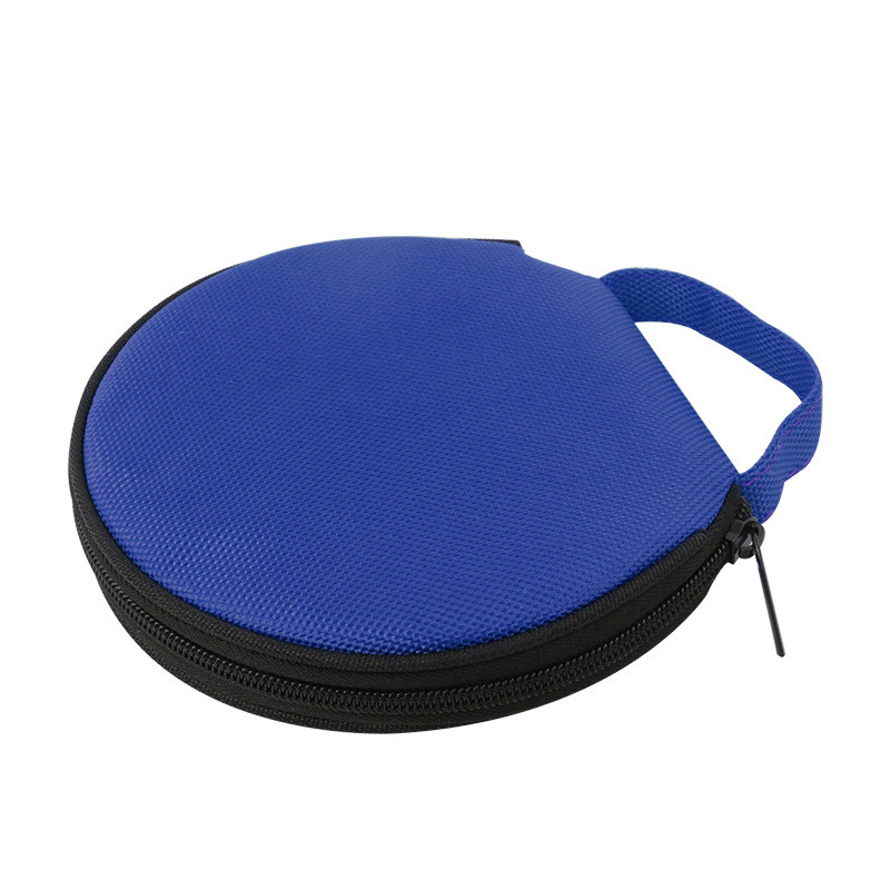 20- plater boks vanntett cd veske bærbar cd holder dvd veske arrangør lommebok koffert plast porta cd estuche organizador: Blå