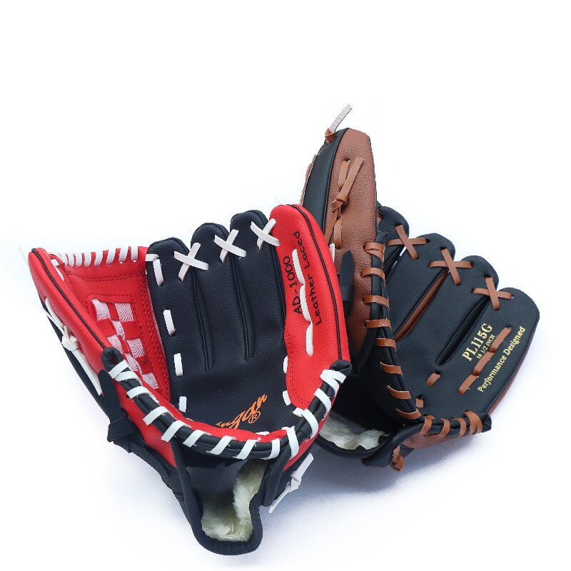 Kids Baseball Handschoen Lederen Linkerhand Accessoires Baseball Handschoen Lederen Softbal Handschoenen Guante Sofbol Softbal Training