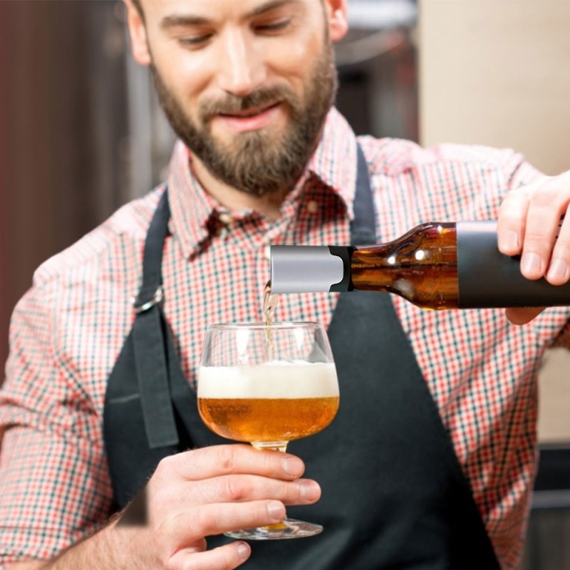 2 In 1 Beer Foam Maker Beer Whiskers Dispenser Craft Beer Equipment Portable IBeer Tools Easy To Disassemble