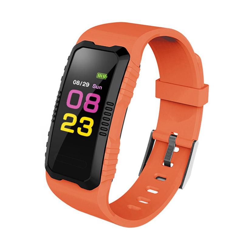 H2 slimme polsbandjes met touchscreen, fitnesstracker, waterdichte sporthorloge: Oranje