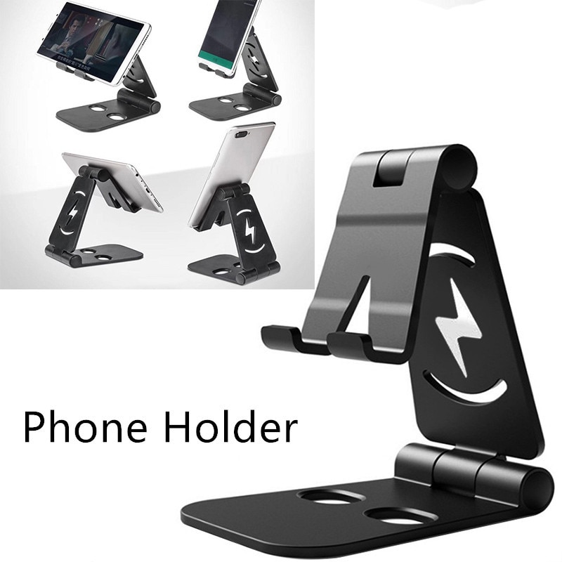 Bureau Mobiele Telefoon Houder Metalen Mobiele Telefoon Houder Telefoon Stand Bureau Voor Iphone Samsung Xiaomi Huawei Universele Verstelbare Houders