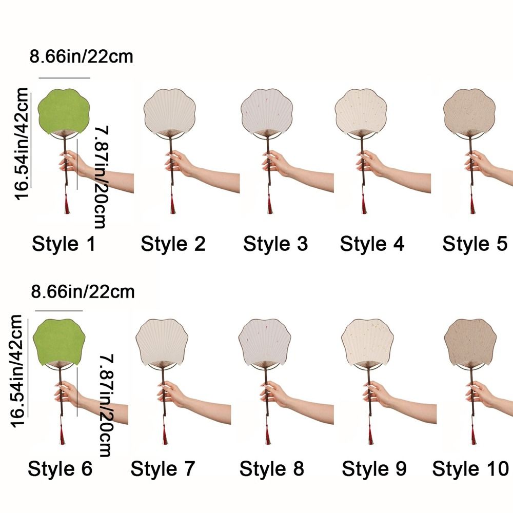 Klasyczny bambusowy wachlarz z papieru, dekoracyjny wachlarz w stylu chińprzejrzeć z papieru ryżowego z frędzlami, wachlarz ręczny, rekwizyty robić występów.
