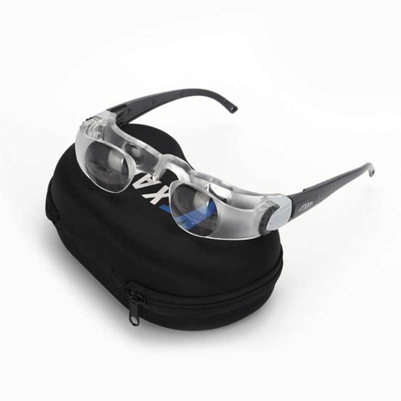 Verstelbare Lens Graden Verziend Leesbril 2.1 Keer 0 ~ 300 Bijziend Brillen Vergrootglas Vissen Telescoop Vergrootglas