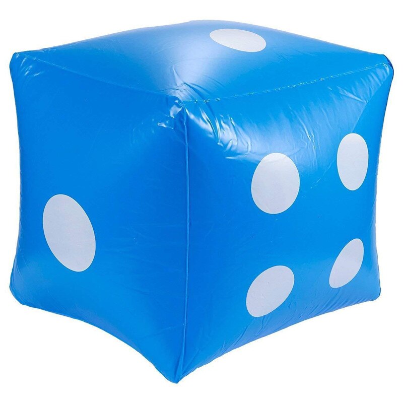 Würfel Pädagogisches spielzeug 30cm Art spielzeug aufblasbare Würfel Jumbo Große Aufblasbare Würfel Punkt Diagonale Riesen Spielzeug Partei Luft ZXH: Blau