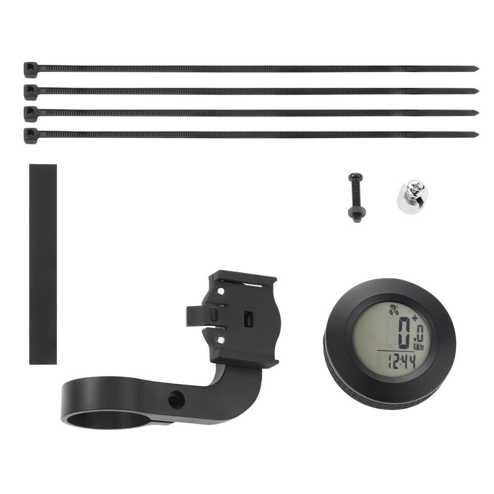 MTB Bike Wireless Bicycle Computer Speedometer LED Digital Backlight Riding Luminous Computer Odometer Round Stopwatch Rainproof