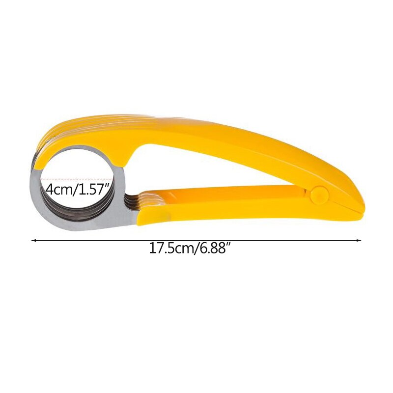 Banana de acero inoxidable cortador vegetal de la fruta de la salchicha de cortar ensalada helados herramientas Herramientas de la cocina Accesorios