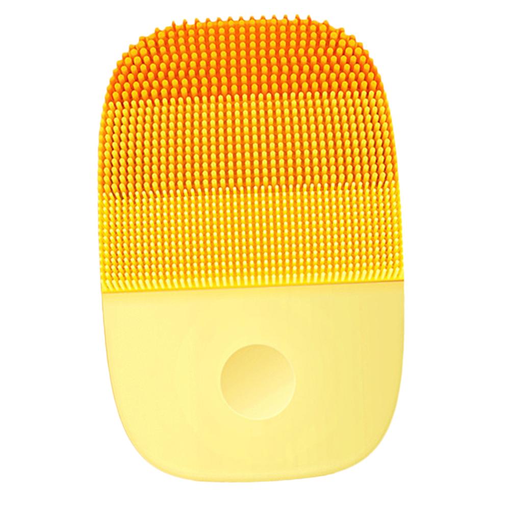 Limpiador ultrasónico de la piel Facial inFace, limpiador iónico de espinillas, masajeador, máquina limpiadora de rostro profundo, limpiador de pala peladora: Yellow MS2000