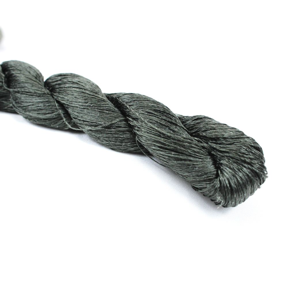 1 szt. 400m 100% nici jedwabne jedwabne nici robić haftowania rękojeść ręczny haftowania rękojeść krzyżykowy gałęzie i łodygi rękojeść: Srebrny