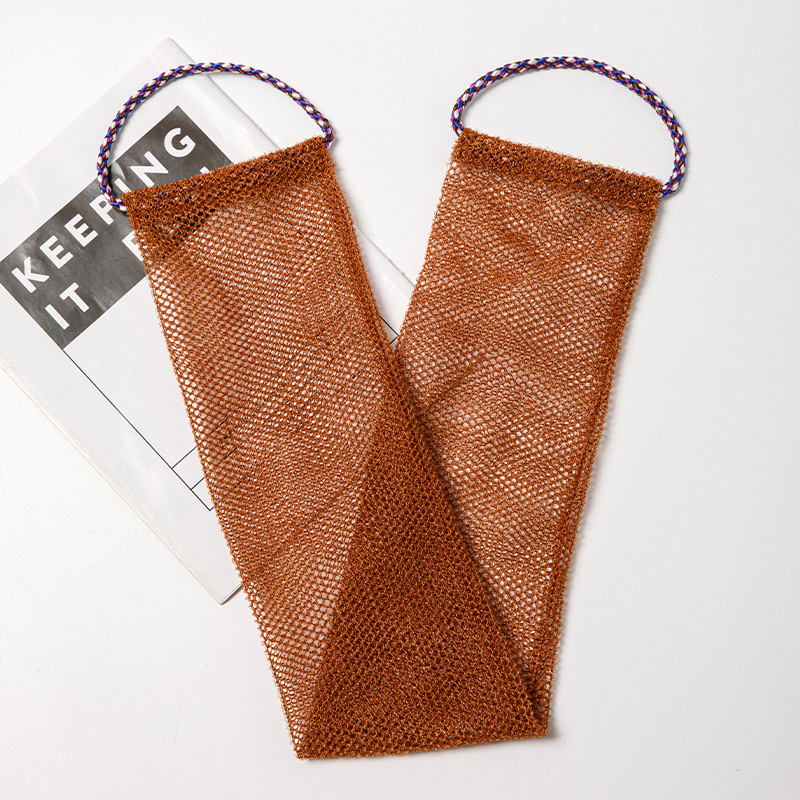 African Bath Sponge Net Fourdrinier Bath Sponge Exfoliating Body Back Shower Scrub For Smoother Skin Bath Towel: Red