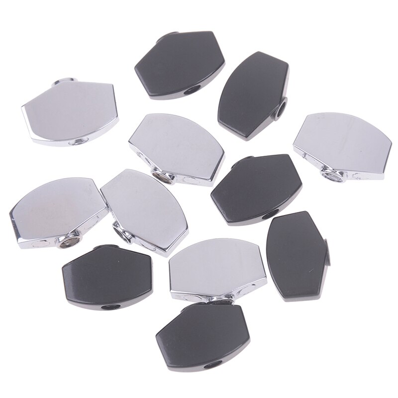 1 set gitaar stempennen akoestische klassieke knoppen stemmechanieken vervangende knop zinklegering handvat gitaar onderdelen accessoires