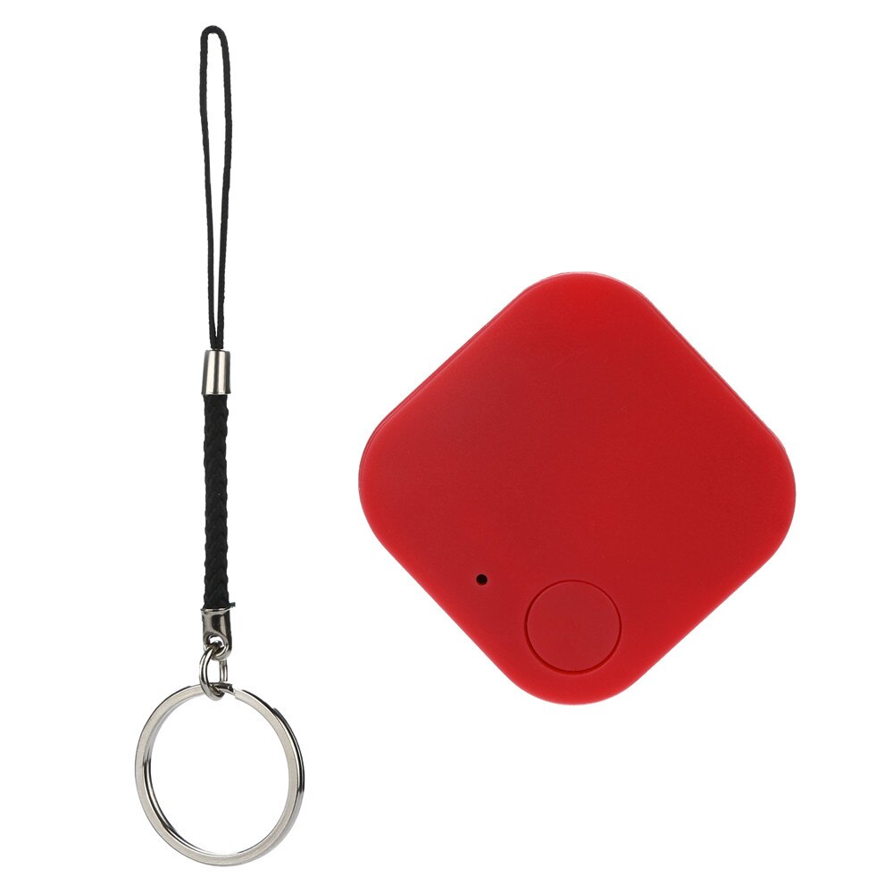 Slimme sleutelzoeker bluetooth tracer anti-verloren waterdichte portemonnee sleutels alarm locator realtime zoekapparaat apparatuur  ce1597-ce1602: Rood