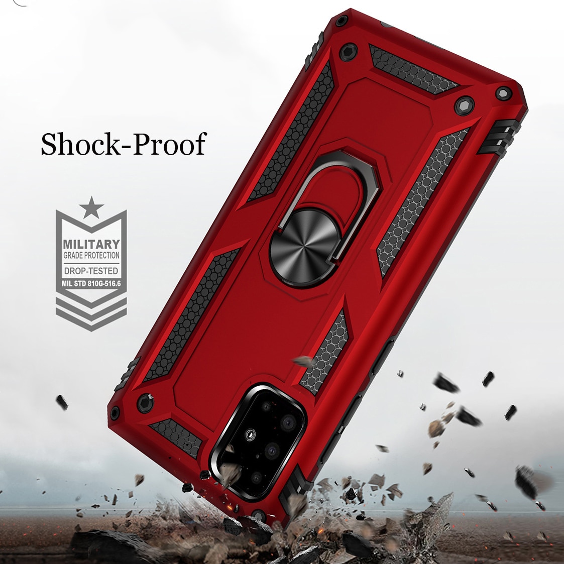 For Samsung Galaxy A51 Case Car Holder Mgnetic Ring Bracket Armor Cover For Samsung Galaxy A71 A50 A50S A30S Phone Cases