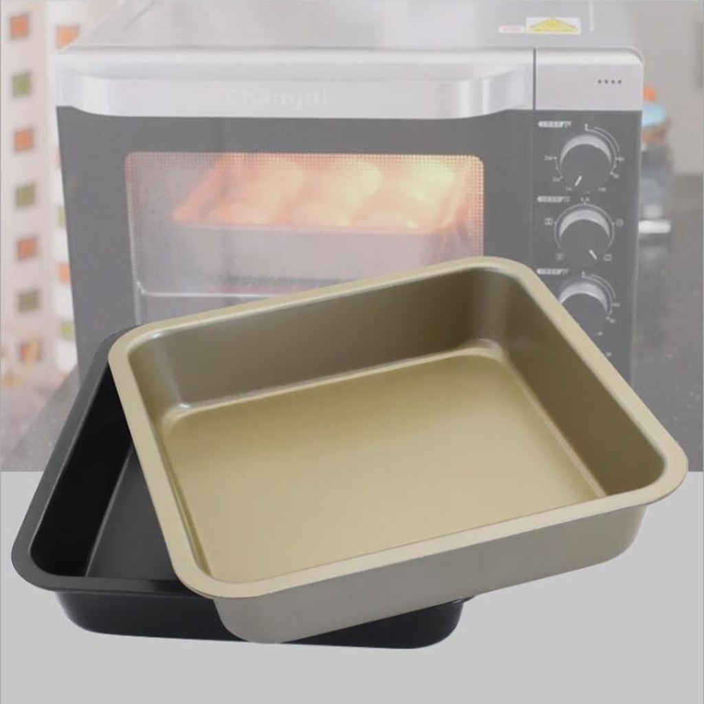 Zware Carbon Staal Toast Tins Mould Pastry Vierkante Bakvormen Bakplaat Oven Keuken Mat Vel 8 Inch
