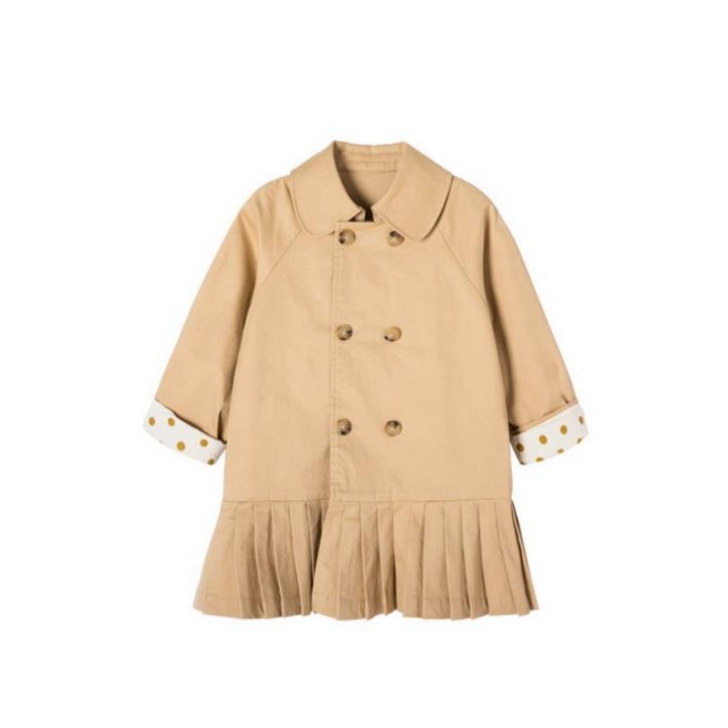 Giacca bambino primavera autunno capispalla per ragazze abbigliamento giacca a vento lunga abbigliamento bambino Cardigan per bambini abiti da ragazza cappotto coreano