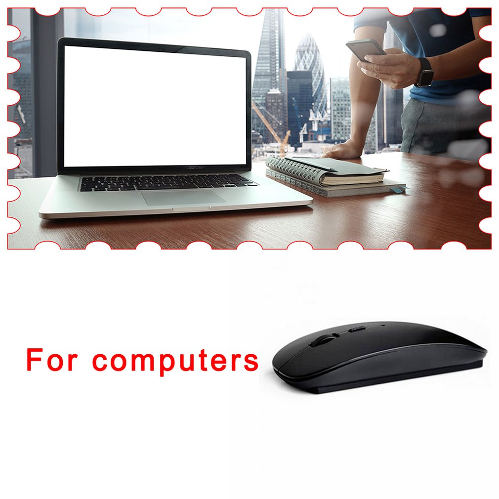 2.4G Wireless Optical Mouse Ultra-Thin Porcelain Mouse Usb Receiver Mini Wireless Optical Mouse For Laptop Pc