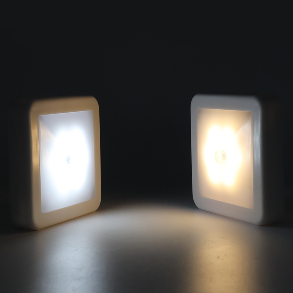 Led nattlys med smart bevegelsessensor batteristrøm, egnet for baby nattbordslampe kjøkken soverom korridor bad toalett