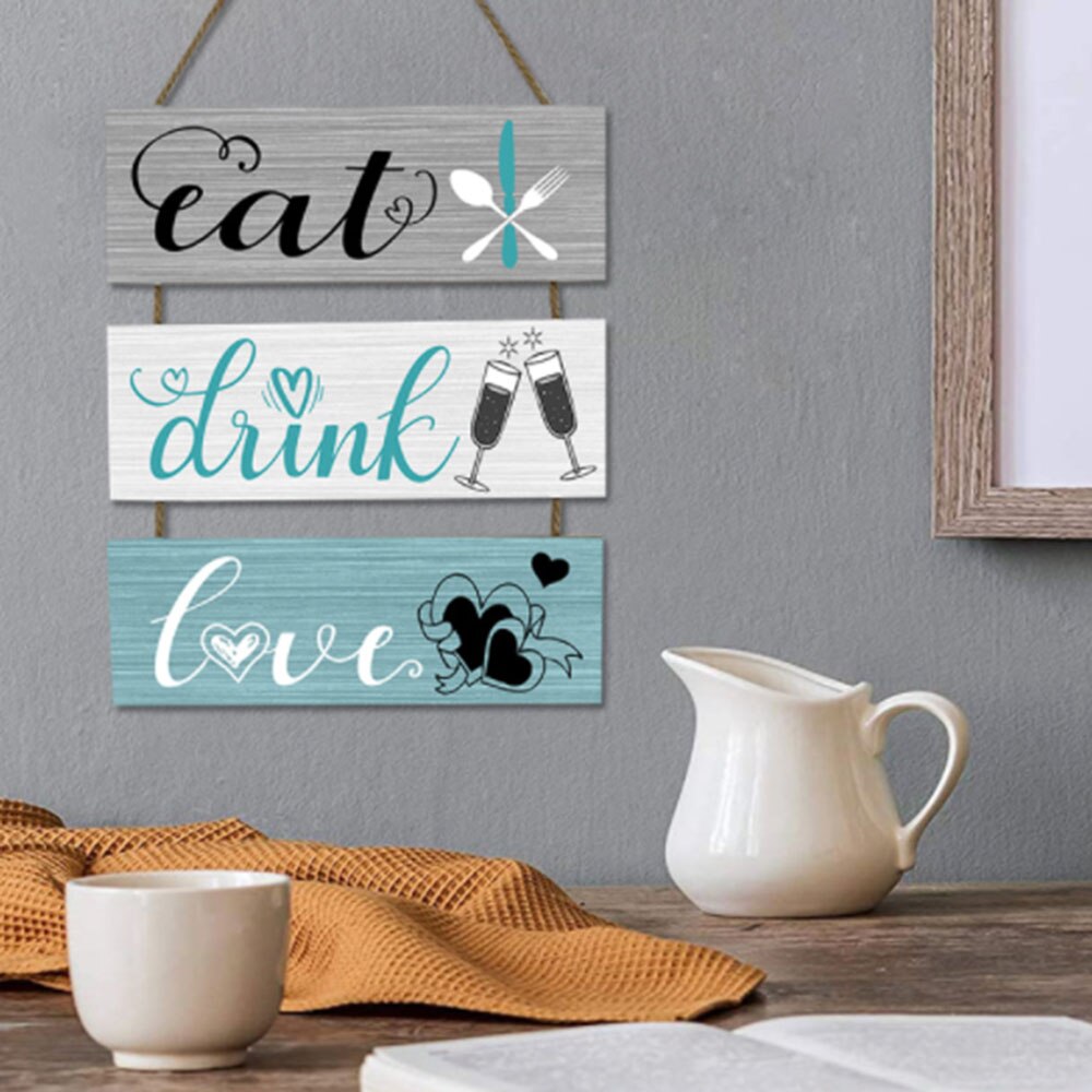 30X35X0.5cm Wood Rustic Rectangle Family Wall Decor Wood Art Home Decor for Wooden Pendant Home Wall Decoration