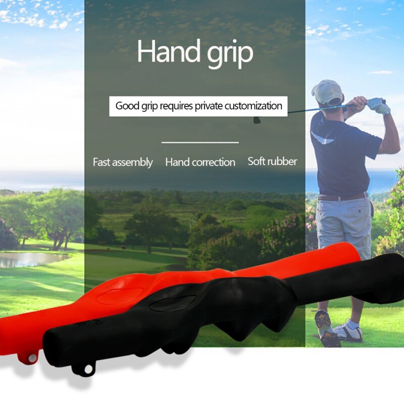 Outdoor Alignment Golf Swing Trainer Beginner Gesture Alignment Training Aids Correct Training Grip Aid Posture Correction A159
