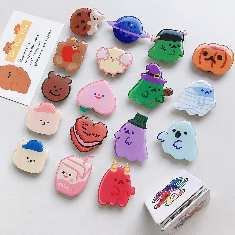 Cute Cartoon Animal Mobile Phone Bracket Extension Bracket Grip Bracket Airbag Mobile Phone Bracket for Mobile Smart Phones