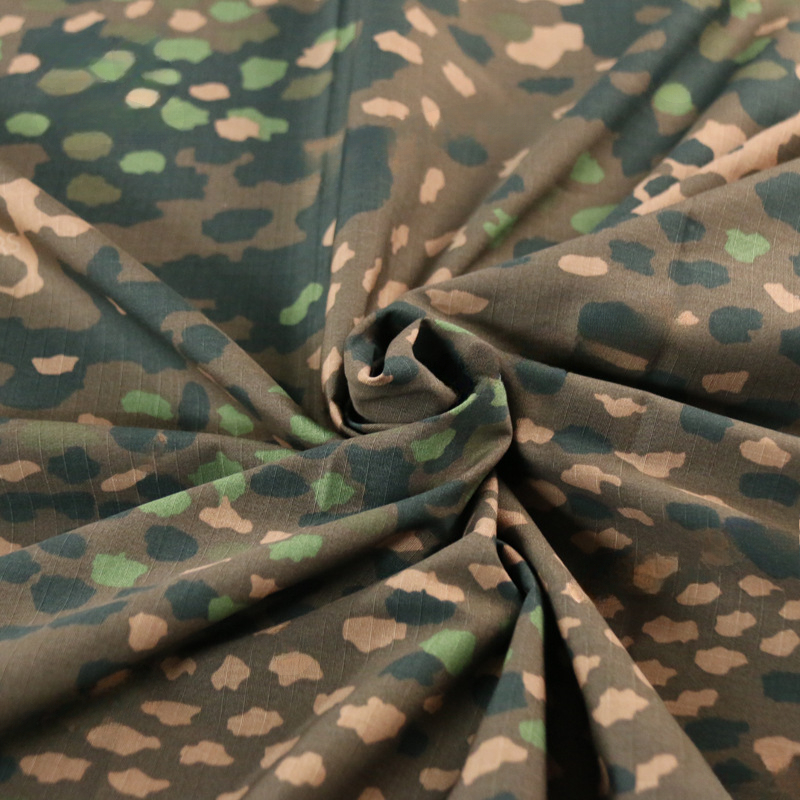 Nylon-Baumwolle aus dem Zweiten Weltkrieg, deutscher Punkt44-Erbsen-Tarnstoff, Kartoffel, Michelle MARPAT, Wasserpflanzen, kanadisches polnisches Camo-Ripstop-Tuch: Weiß