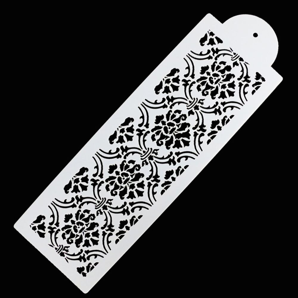 Damask Lace Border Stencil Template Mold Pad For Sugar Sieve Art Craft DIY Die Spraying