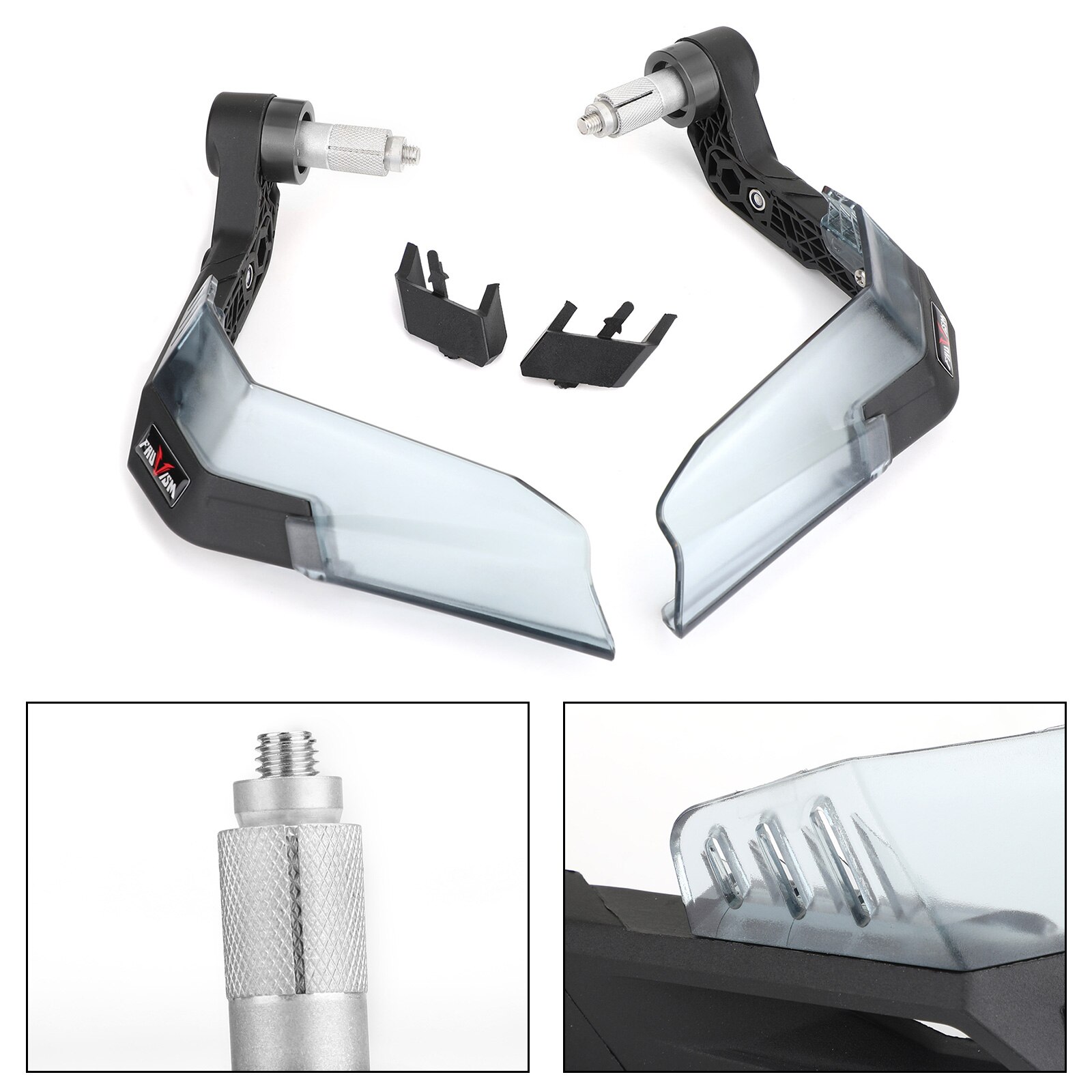 Areyourshop Universele Motorfiets Handguard Hand Guard Stuur Handle Bar Schelpen Protector Voor Honda Voor Yamaha Motor: Grijs
