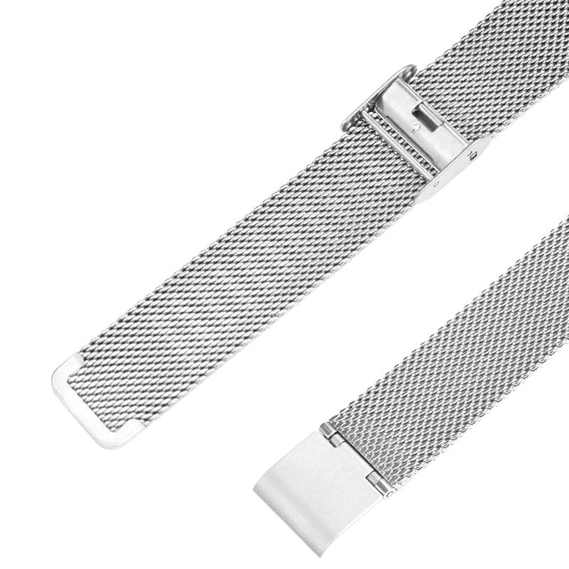 Bracelet de montre intelligente KW10 Original femmes acier inoxydable/cuir pour KW10 KW20 montres intelligentes bracelet de Smartwatch de remplacement: Silver Stainless