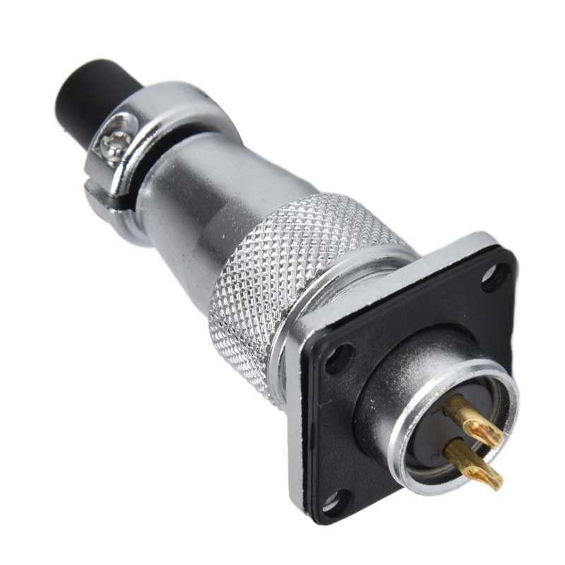 Ac 500V WS16 Luchtvaart Connector 2 Pin Aviation Connector Frequentie Interferentie Bescherming Voor Post