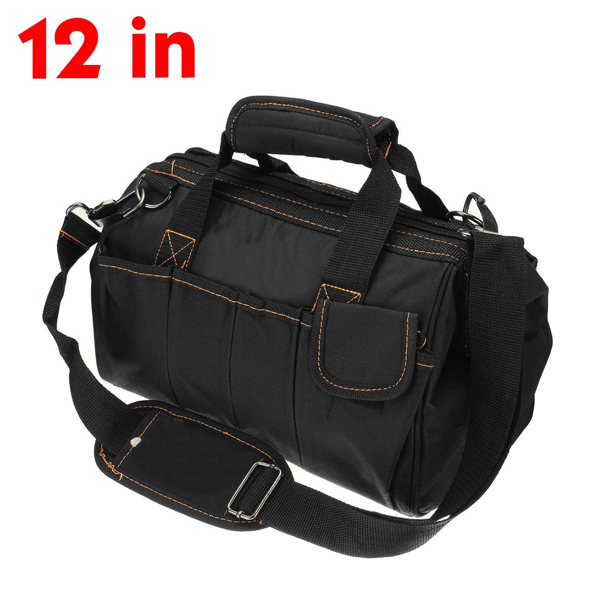 12/14/16/18 In Gereedschapstas Draagbare Elektricien Tas Multifunctionele Reparatie Installatie Canvas Grote Dikker Tool Tas Werk pocket: 12in