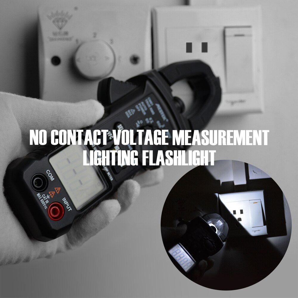 MESTEK Digital Clamp Meter Multimeter Current Clamp Pincers AC/DC Voltage Resistance Tester Measuring Tools alicate amperimetro