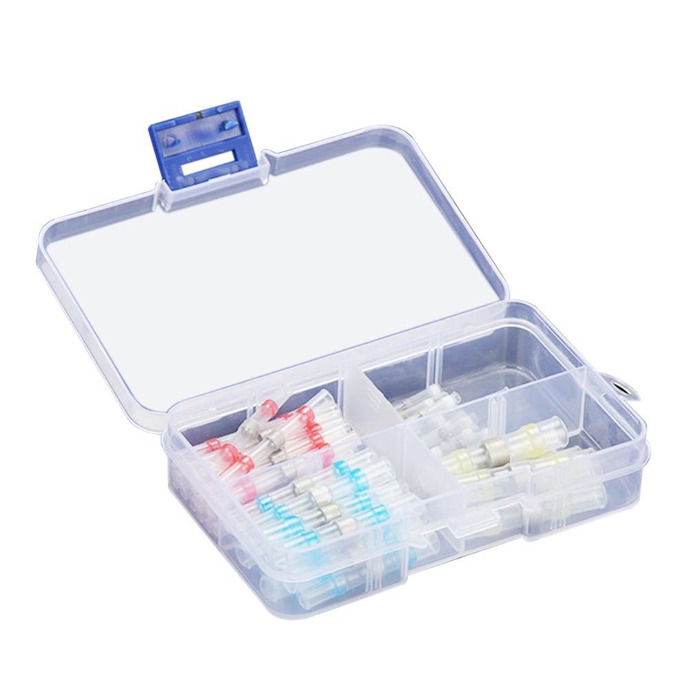 50/100/150/250 pc Boxed Waterproof Solder Ring Heat Shrinkable Joint Terminal Solder Ring Heat Shrinkable Sleeve Terminal: 50pc