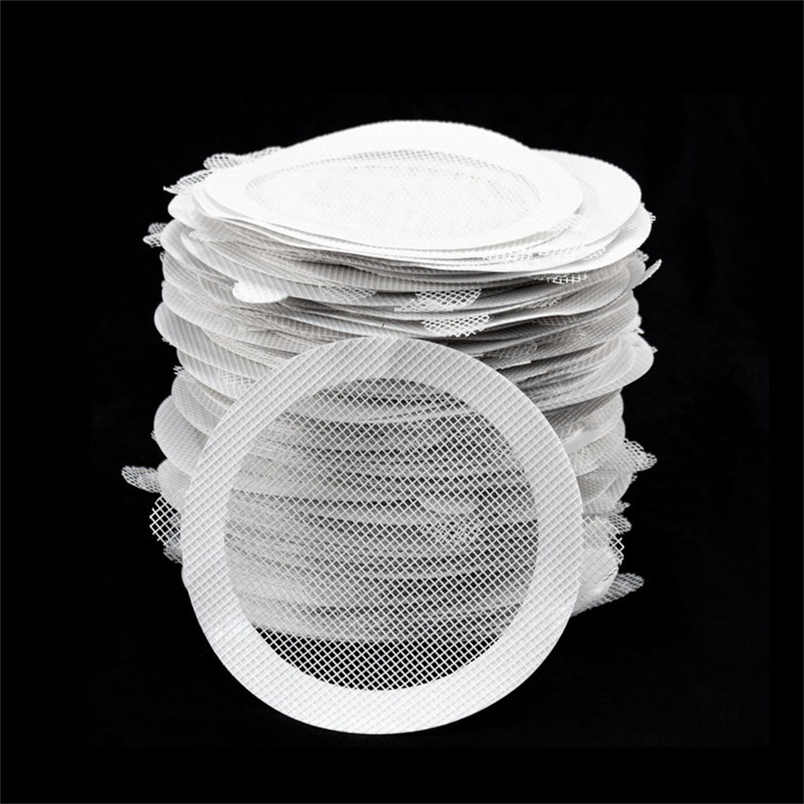 Desagües de ducha desechables redondos, pegatinas de malla para el pelo, accesorios para el baño, 10 Uds.