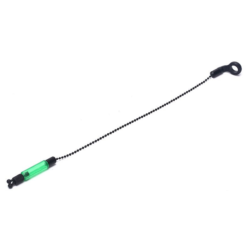 1Pc Karper Vissen Alarmen Swinger Vissen Hangers Klossen Swingers Voor Vissen Beetverklikker Indicator Rood/Roze/Geel/Blauw/Groen: green