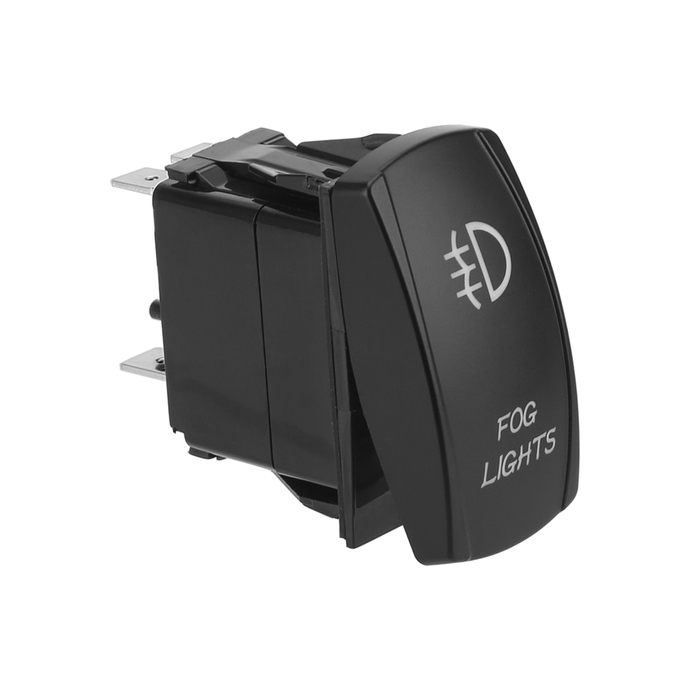 Forauto bil instrumentbræt knapstik 5 pin oplyst on-off led vippekontakt tåge lysafbryder bil modifikation