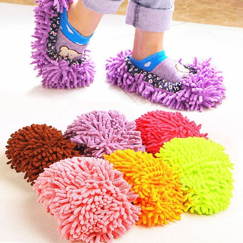 Multicolor Stof Mop Slipper Huis Cleaner Floor Cleaning Afstoffen Voet Schoen Cover Dust Mop Slipper Woonaccessoires