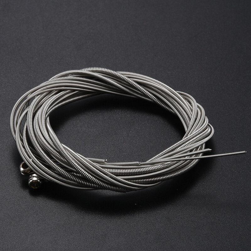 4 Pcs Stainless Steel Bass Strings Bass Guitar Parts Accessories Guitar String Silver Plated Gauge Bass Guitar Music Accessories