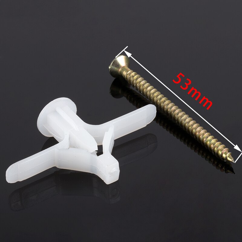 Plaster Board Plastic Expansion Anchor Bolt PortableAirplane Butterfly Shape Expansion Tube Screw Self-tapping Expansion Plug: Airplane shape 10pc