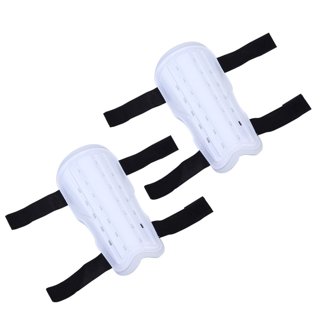 2 Paare von freundlicher FußBall Schienbein Wachen Jugend FußBall Schienbein Pads für Jungen Mädchen Leichte und Atmungsaktive Art Kalb Schutz getriebe: Weiß