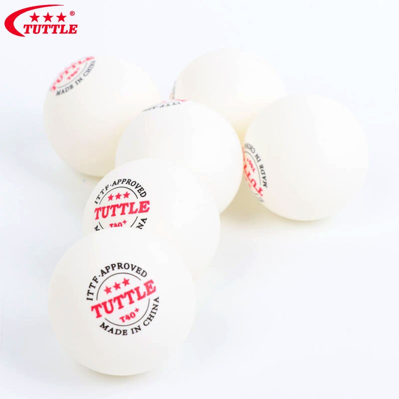 TUTTLE ITTF approved ABS Plastic Table Tennis Balls 3 Star 40+mm Ping Pong Balls for game tabletennis Tenis PingPong Ball