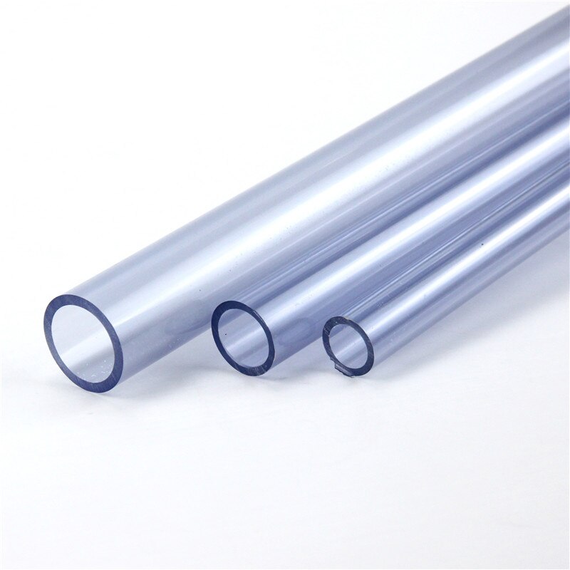 PVC transparent Hartplastik Wasser Rohr Aquarium Plexiglas Rohr 1 Stck (50cm)