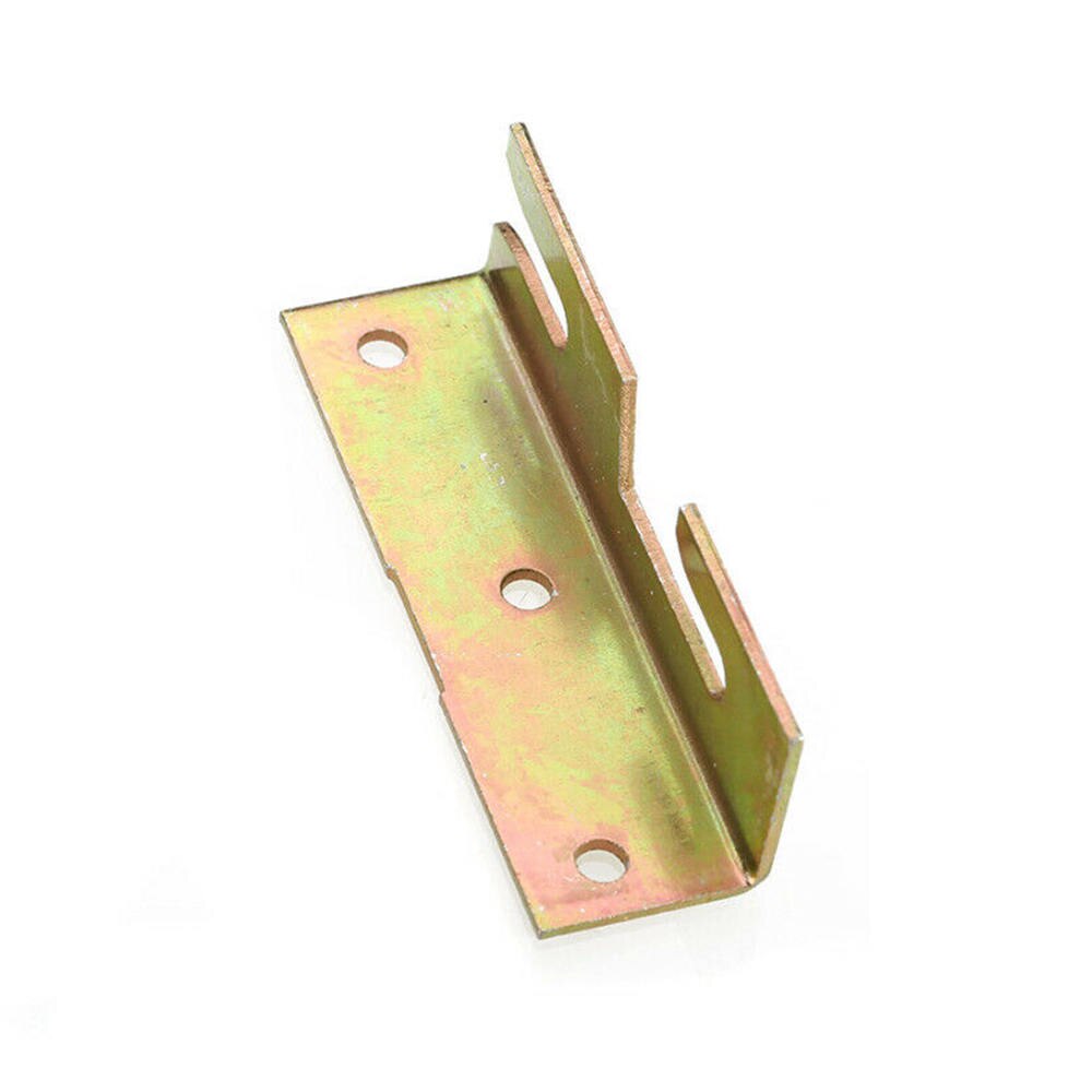 4pc Iron Fittings Connectors Wood Bed Fittings Connectors Brackets Bed Hinge Rail Brackets Furniture Hardware Accessories