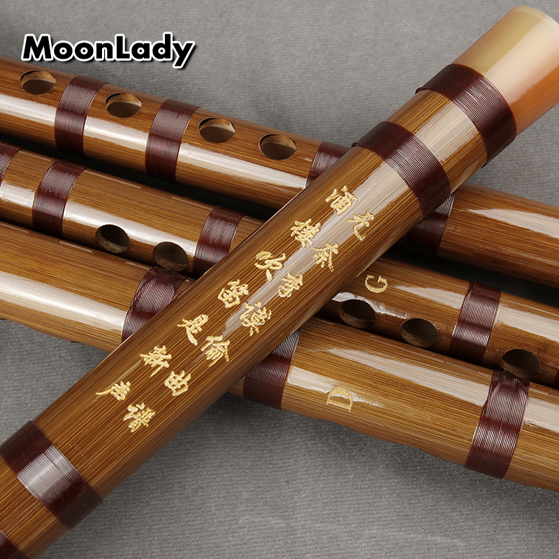 Flauta de bambú hecha a mano para principiantes y amantes de la música, Flauta de Boutique tradicional china, Dizi, de madera