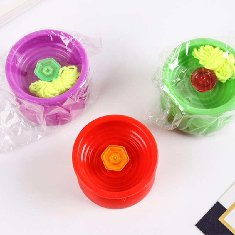 B2EB 3 Pieces Looping Yoyos DIY Magic Yo Yo Ball Plastic String Ball Classroom Prizes