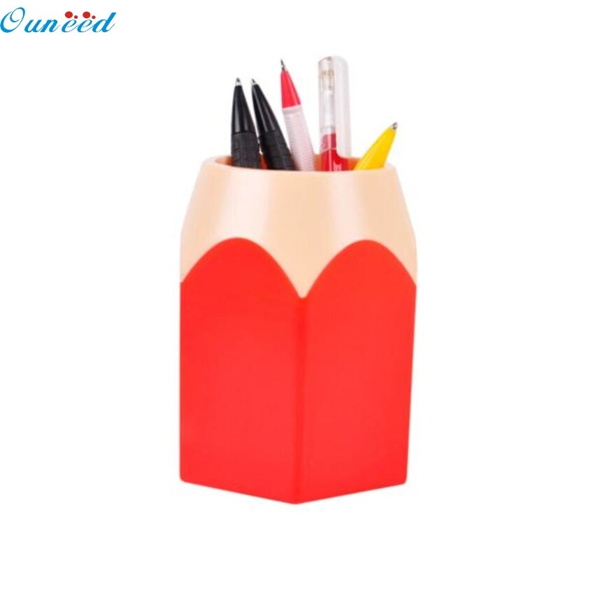 Ouneed happy make-up kwast potlood pennenpotje briefpapier